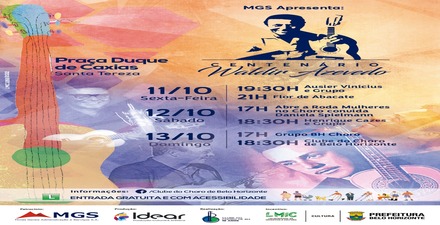 Festival de Choro: "100 Anos do Mestre do Cavaquinho Waldir Azevedo"
