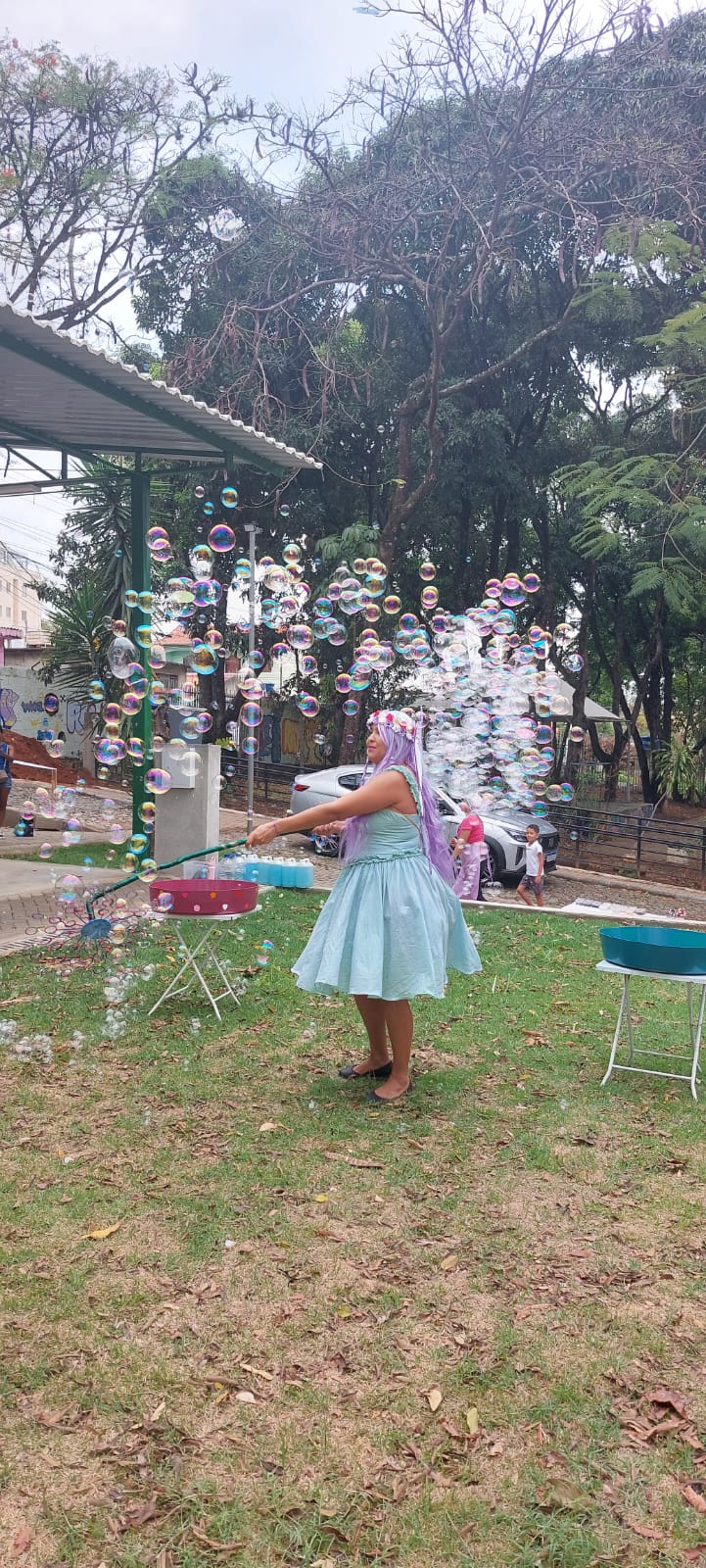 Atividade infantil no Centro Cultural Venda Nova