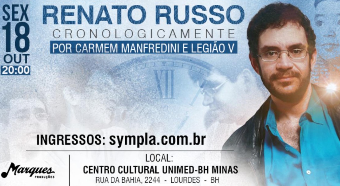 Renato Russo: Cronologicamente - Por Carmem Manfredini e Legião V