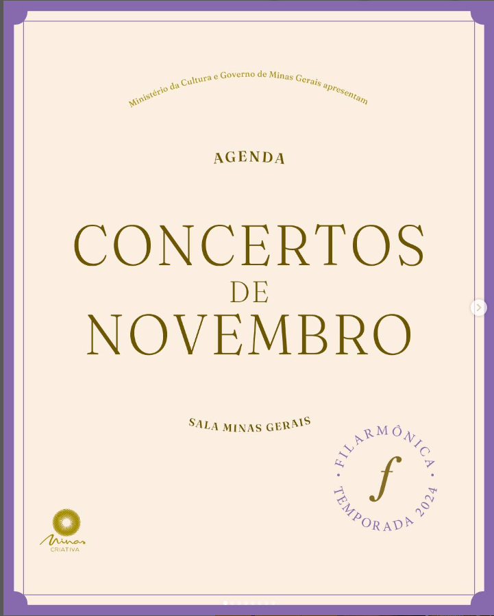 Concertos de Novembro - Orquestra Filarmônica de Minas Gerais