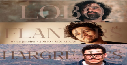 Show: Valter Lobo, Helio Flanders e Gui Hargreaves