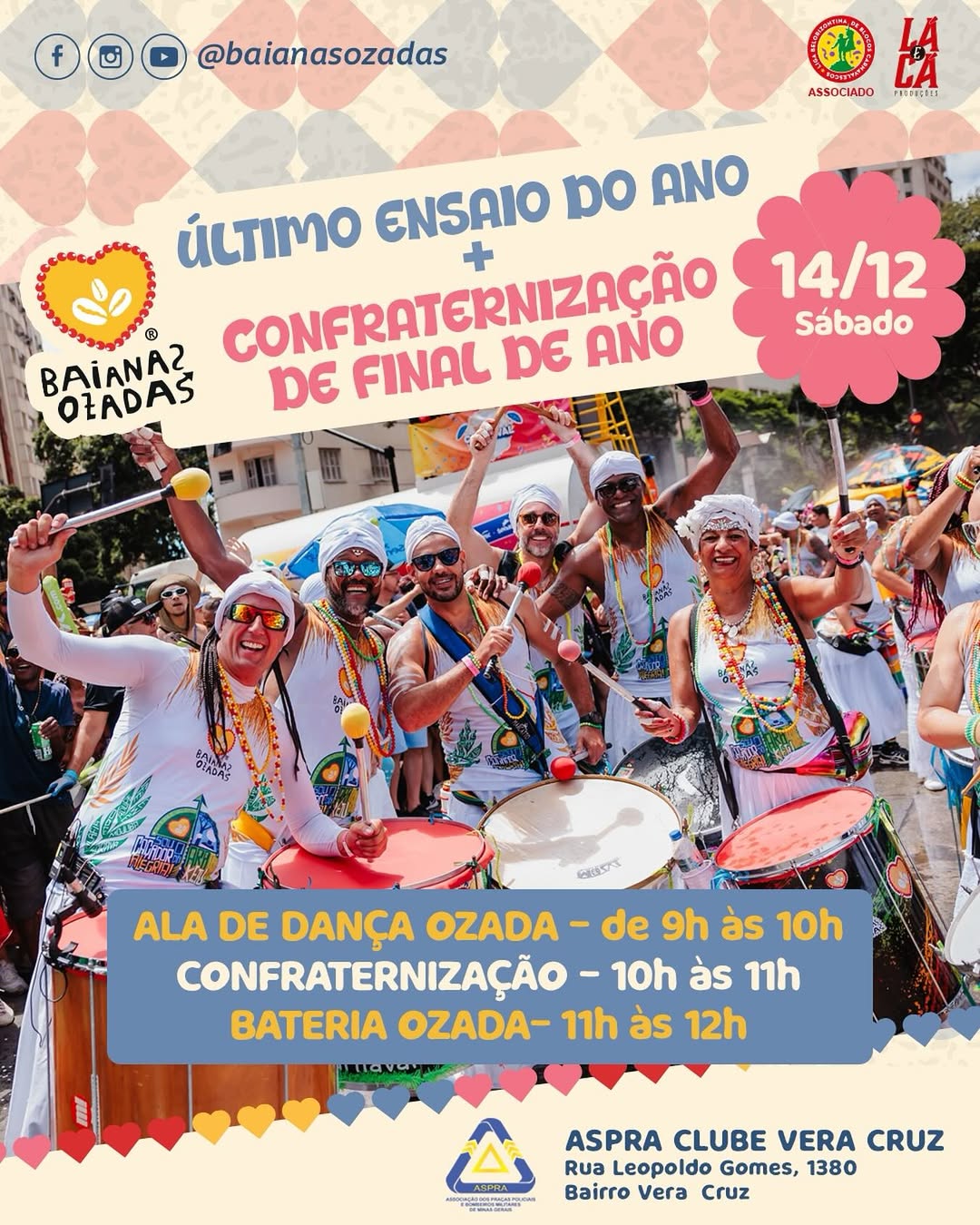 Baianas Ozadas - Último ensaio do ano