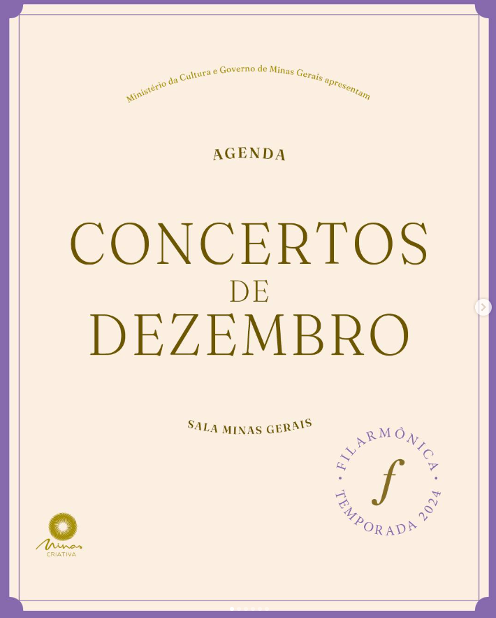 Concertos de Dezembro - Orquestra Filarmónica de Minas Gerais