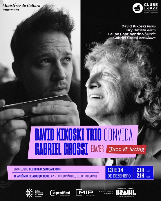 David Kikoski Trio convida Gabriel Grossi