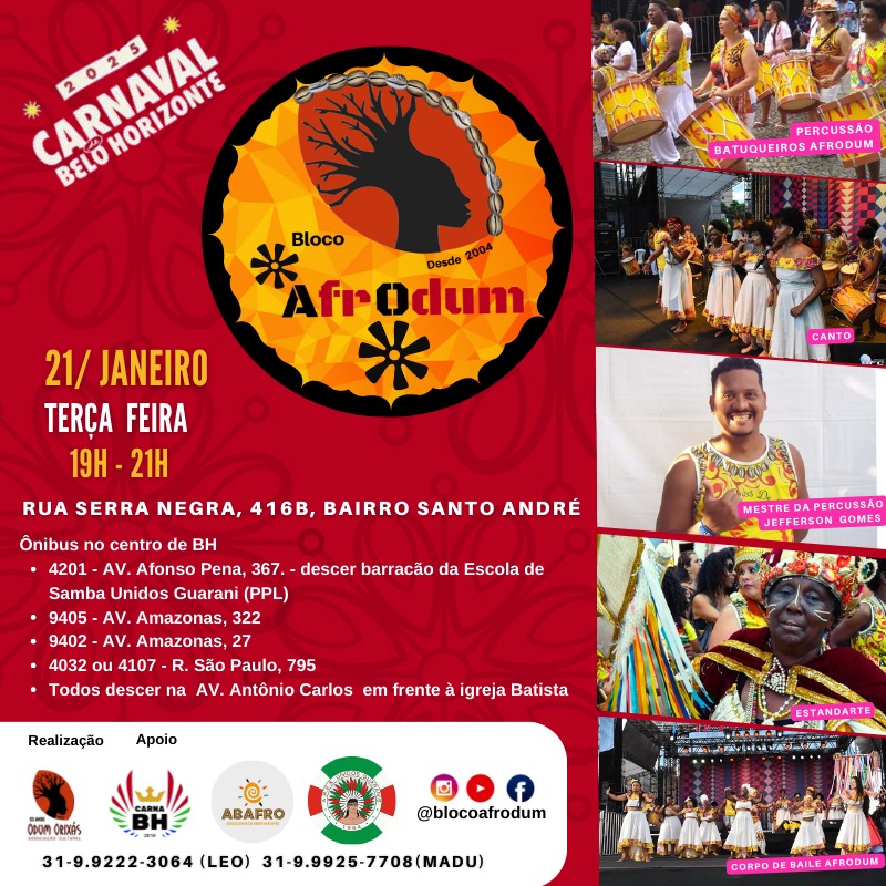 Ensaio 2025 - Bloco Afrodum