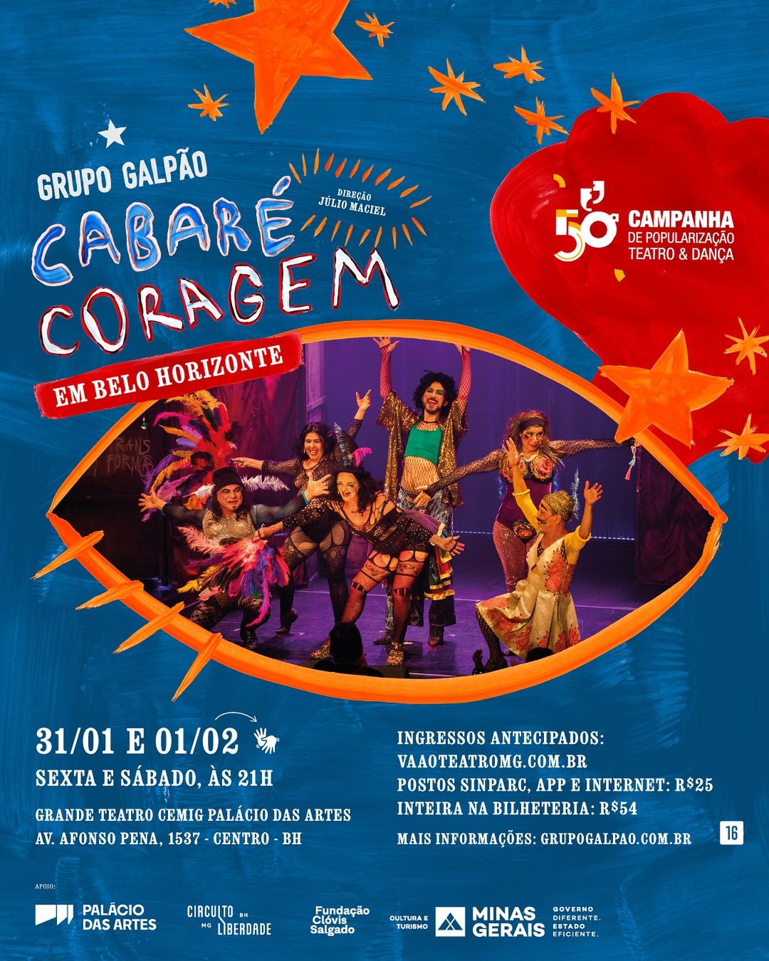 Espetáculo: Cabaré Coragem - Grupo Galpão