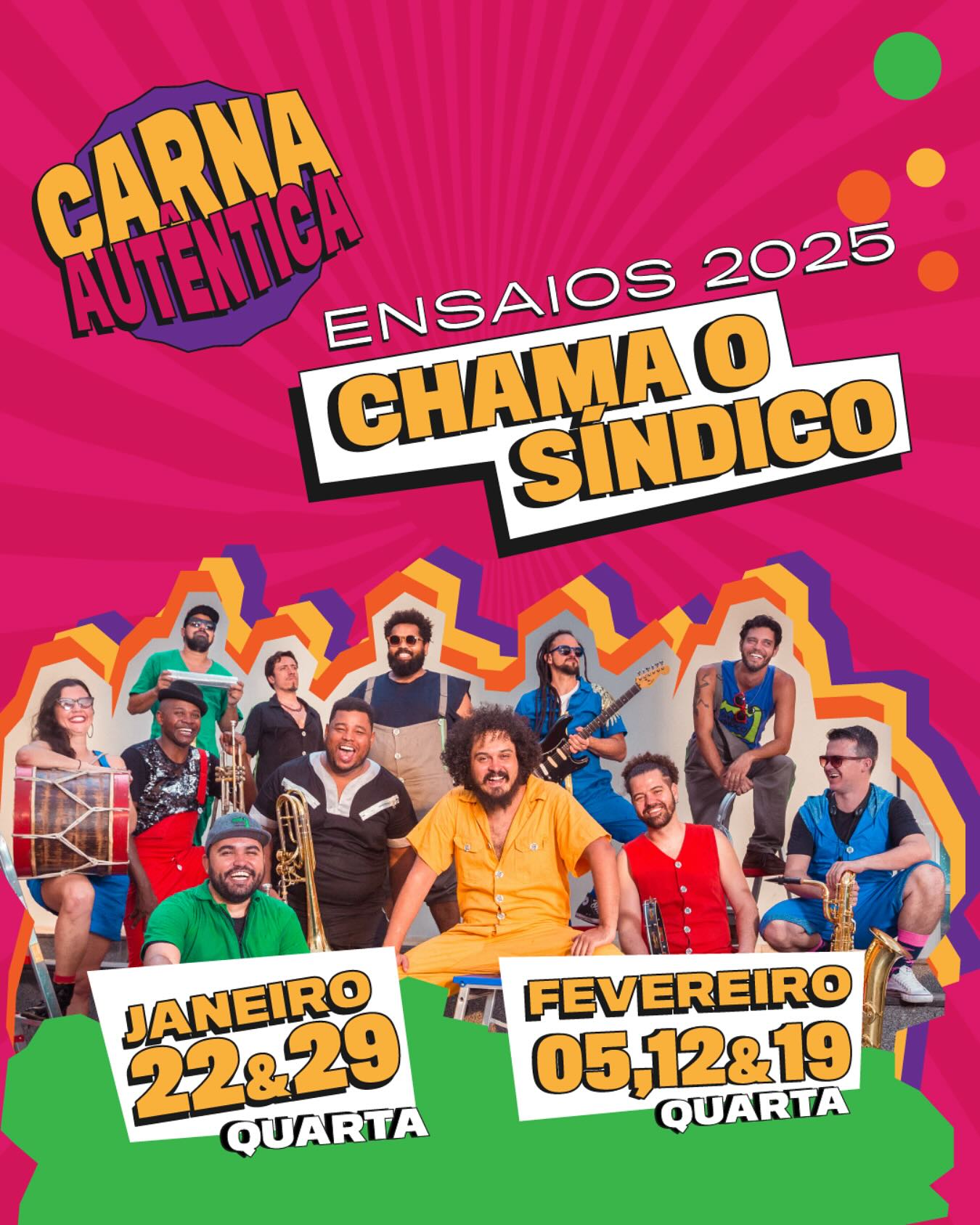 Ensaios 2025 - Bloco Chama o Síndico