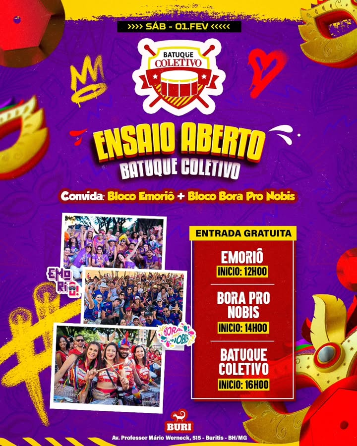 Ensaio Aberto - Batuque Coletivo