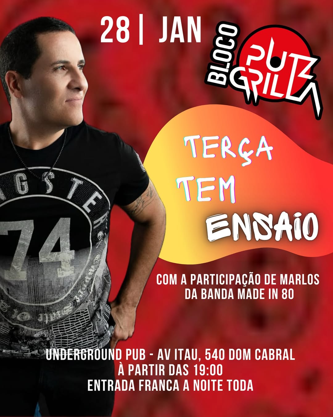 Ensaio 2025 - Bloco Putz Grilla