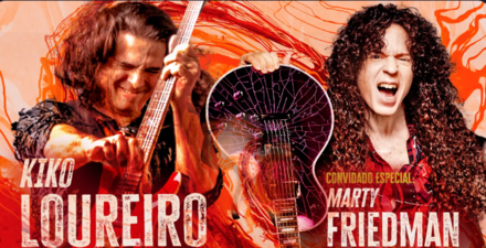 Show: Kiko Loureiro e Marty Friedman