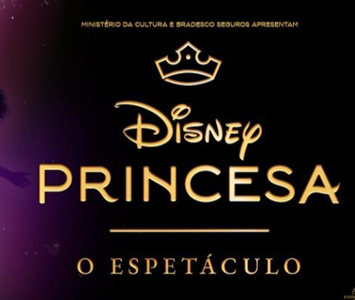 reprodução oficial “Disney Princesa, o espetáculo”