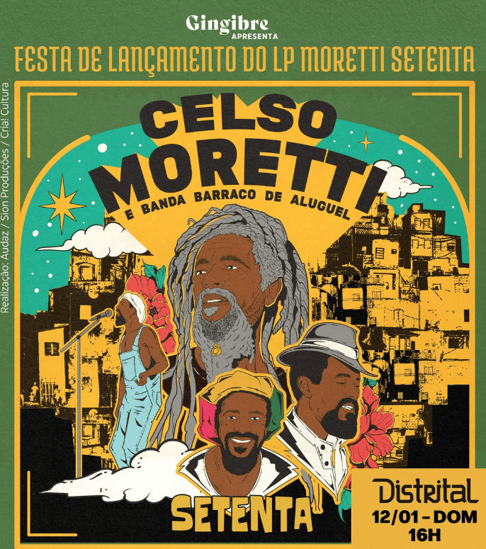 Celso Moretti Setenta - Lançamento do LP
