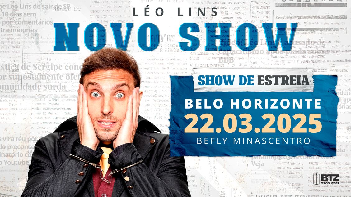 Comédia stand-up: Léo Lins