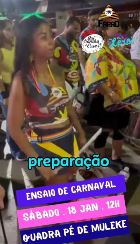 Ensaio 2025 - Bloco Faraó