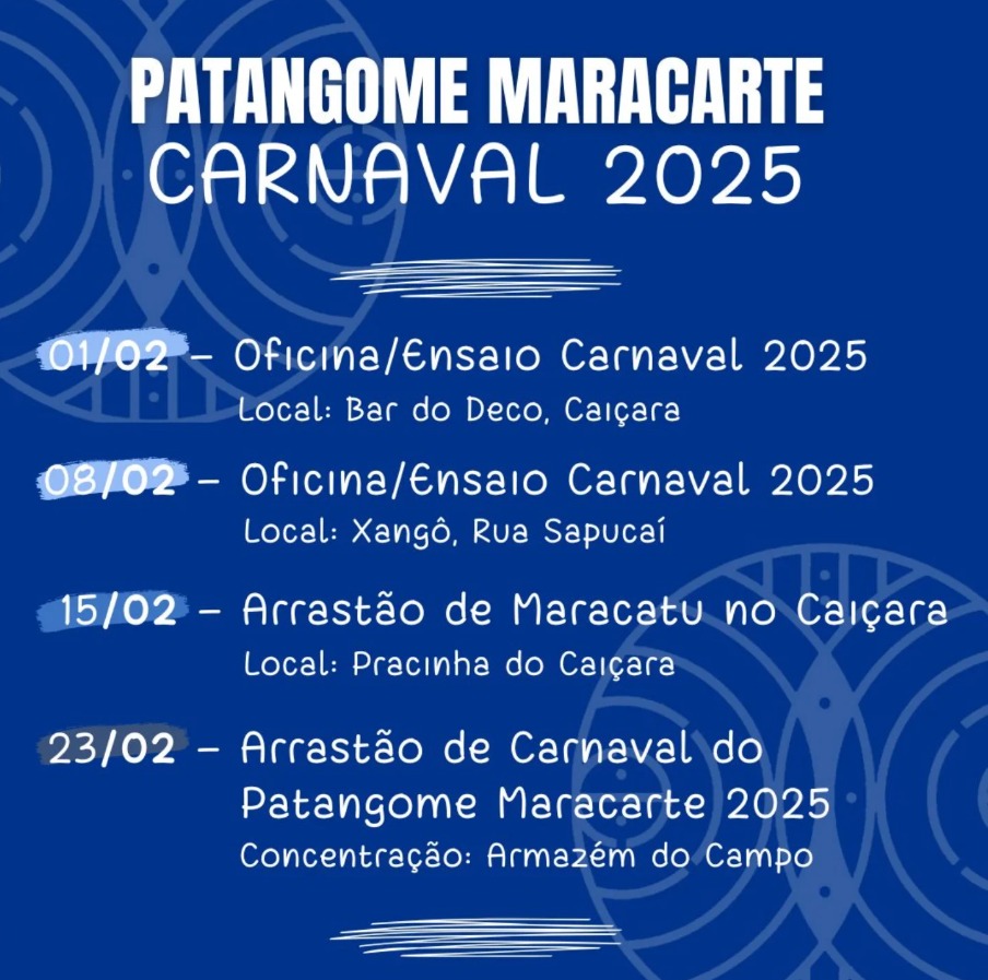 Ensaios 2025 - Bloco Patangome Maracate