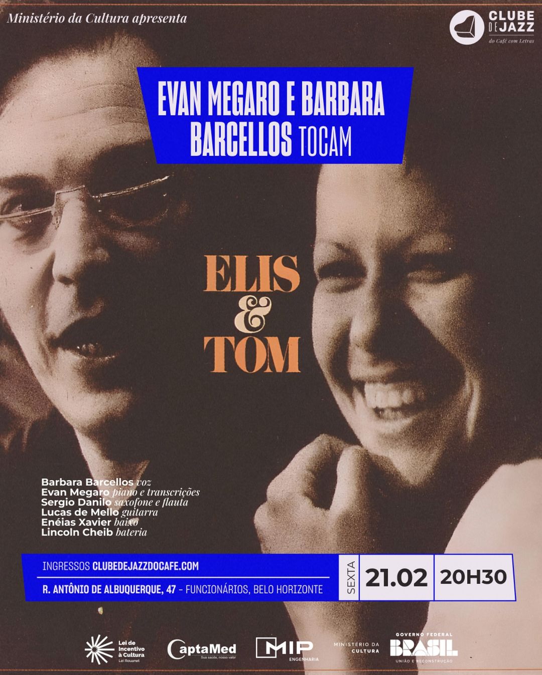 Elis e Tom por Evan Megaro e Barbara Barcellos
