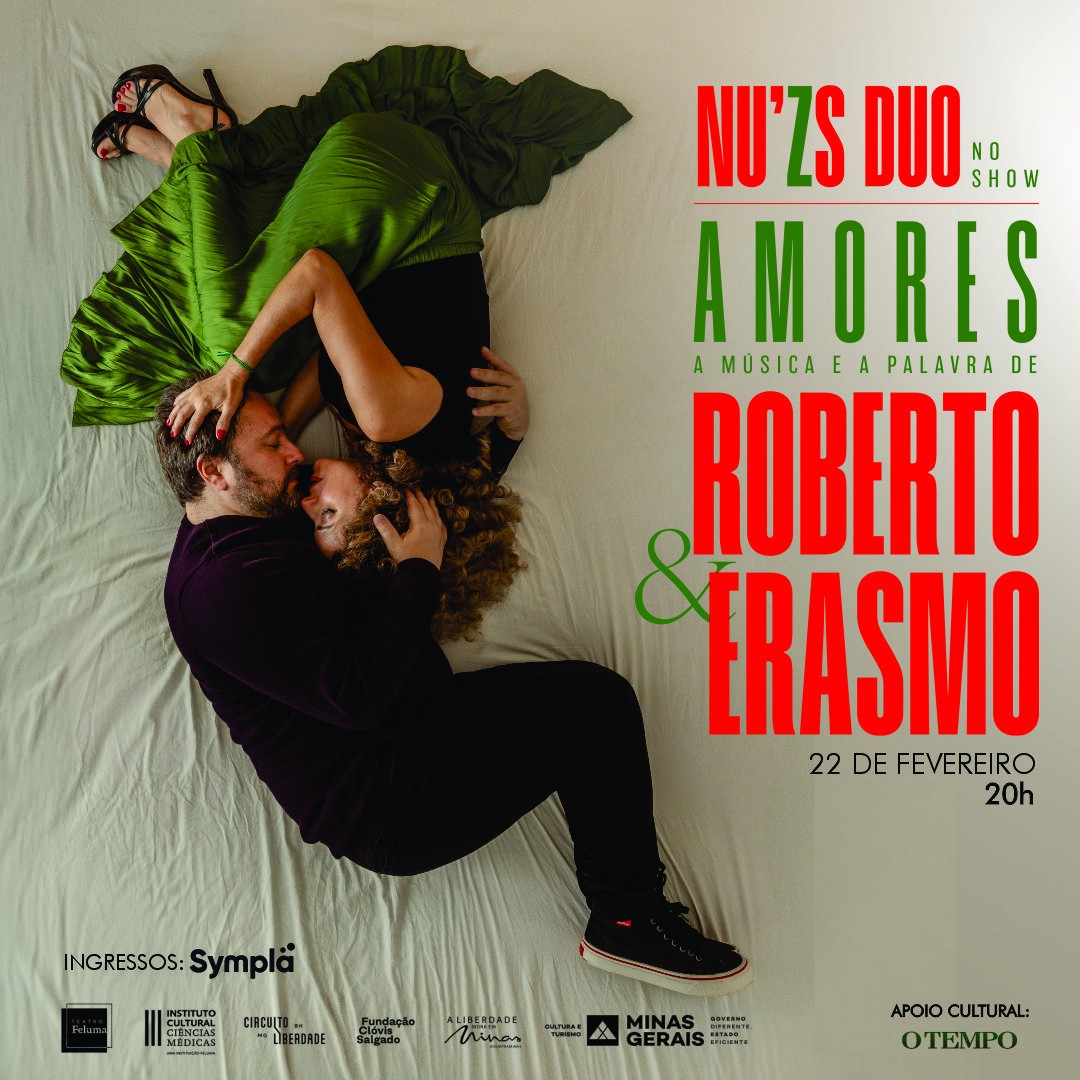 Reprodução: Instagram Amores, A Música e a Palavra de Roberto e Erasmo por NU'ZS duo