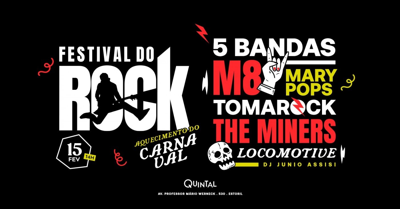 Festival do Rock: aquecimento de Carnaval