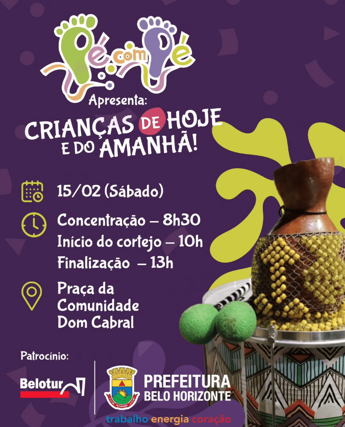 Carnaval 2025: Bloco Pé com Pé