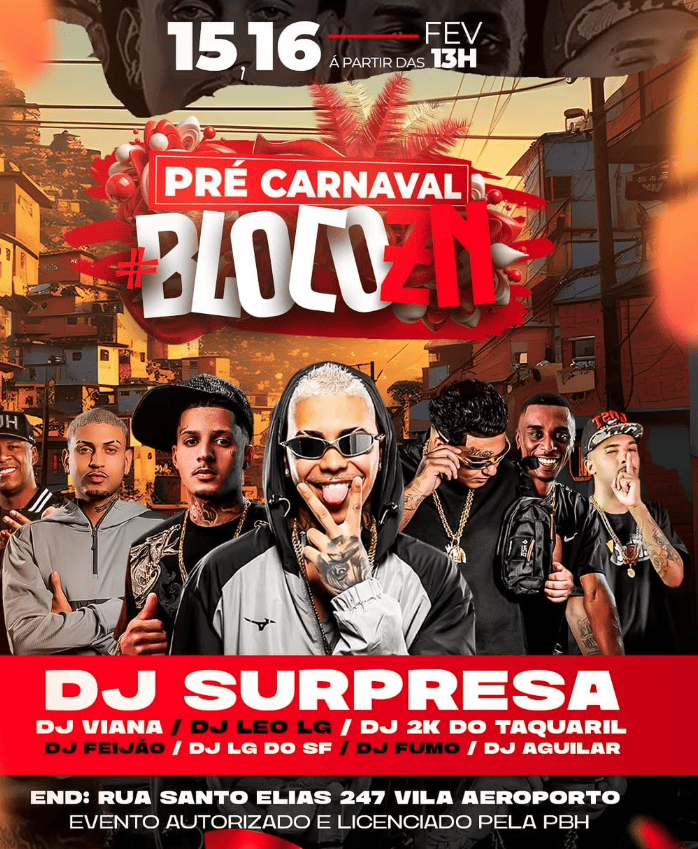 Pré-Carnaval 2025: Bloco da ZN
