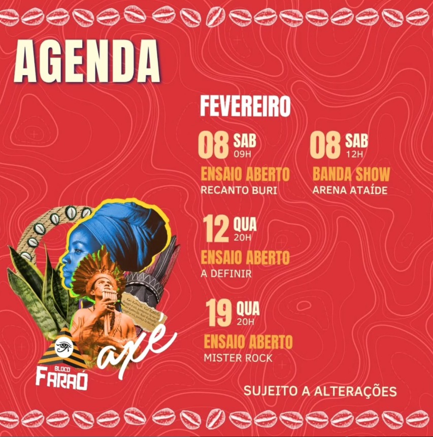 Ensaios Abertos 2025 - Bloco Faraó