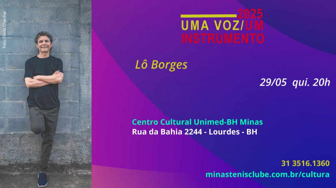 Reprodução: Sympla Show: Lô Borges