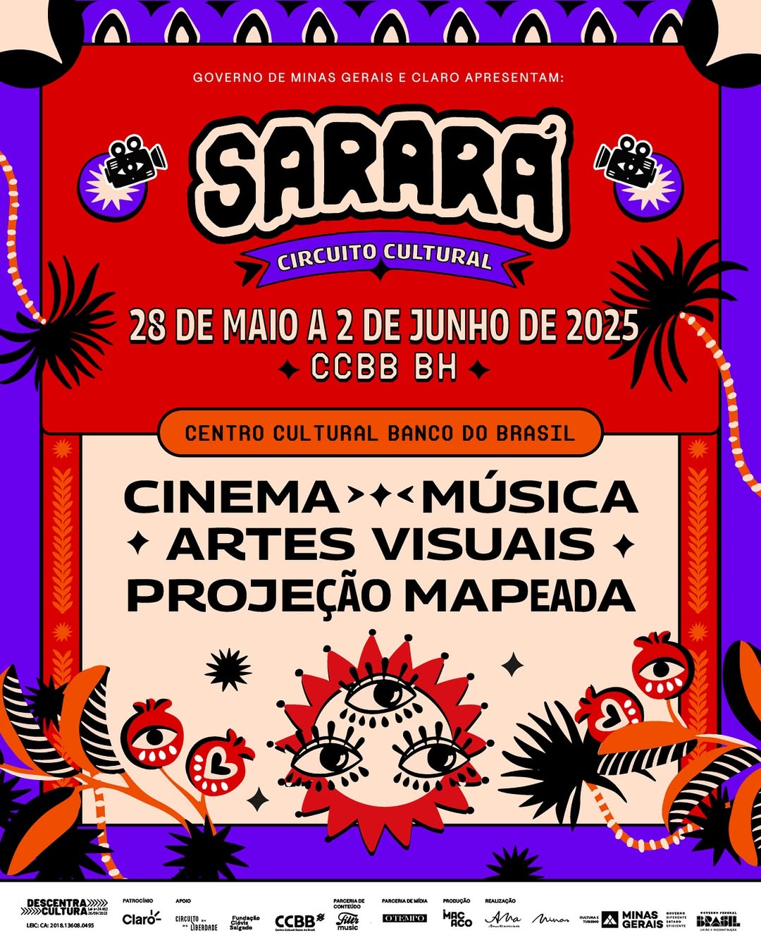 Reprodução Instagram Cartaz do evento
