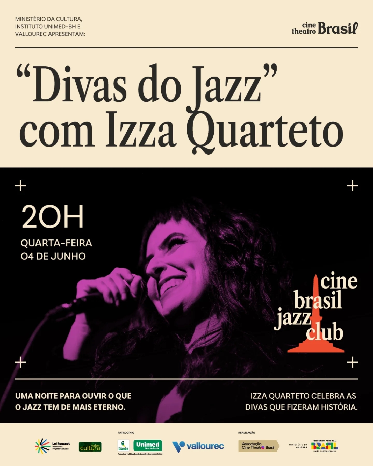 Show: "Divas do Jazz" com Izza