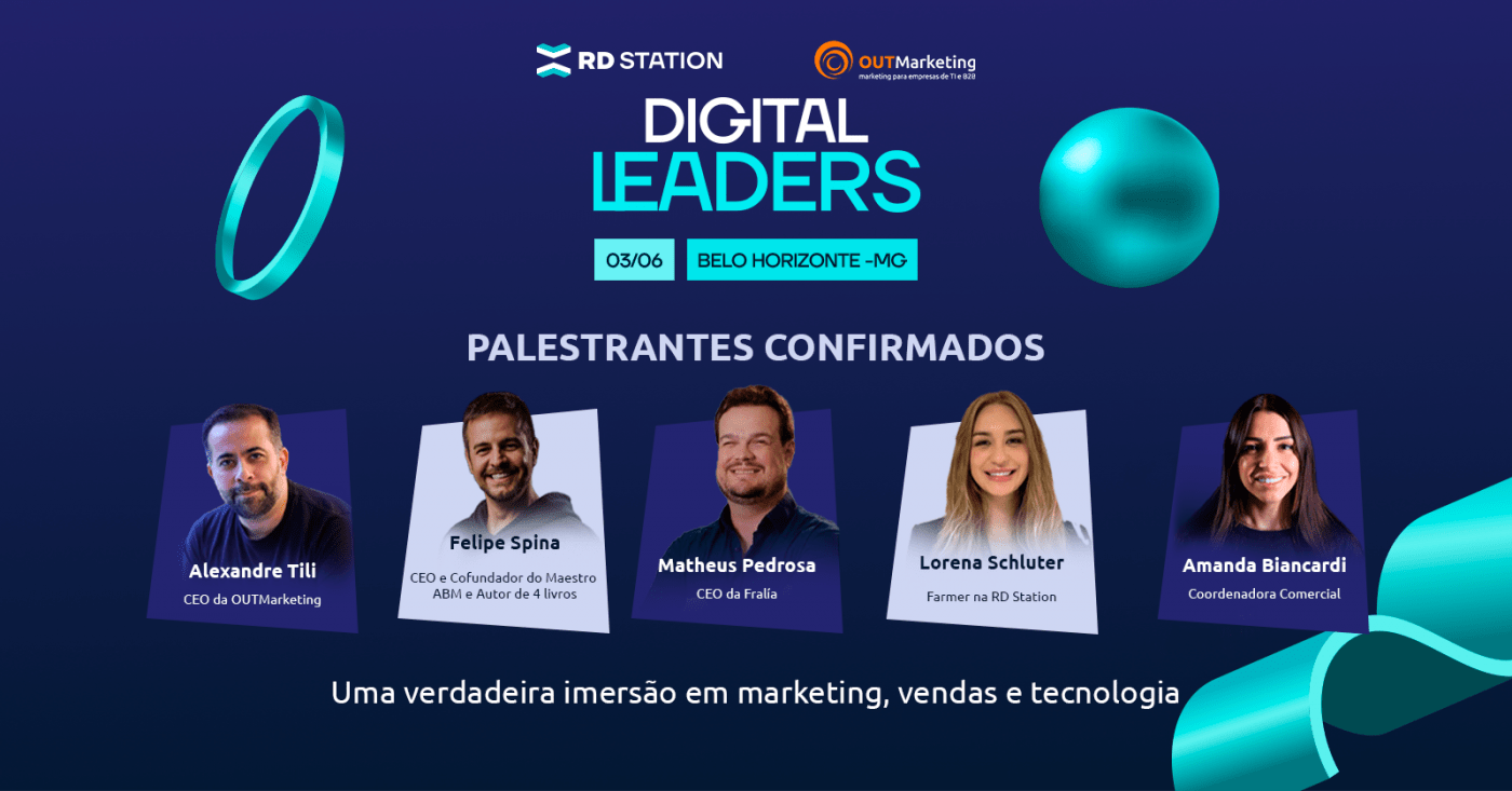 2ª Edição: Digital Leaders Belo Horizonte | RD Station e OUTMarketing