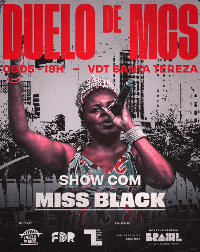 Miss Black no Duelo de MC's