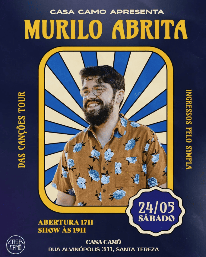 Murilo Abrita na Casa Camô – Show "Das Canções"