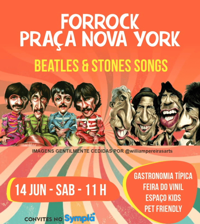Forrock da Praça Nova York com "Beatles & Stones Songs"