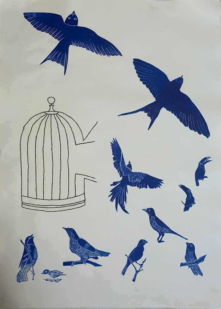 Exposição: ‘Entre a Folhagem e o Voo, Gravuras da Natureza’
