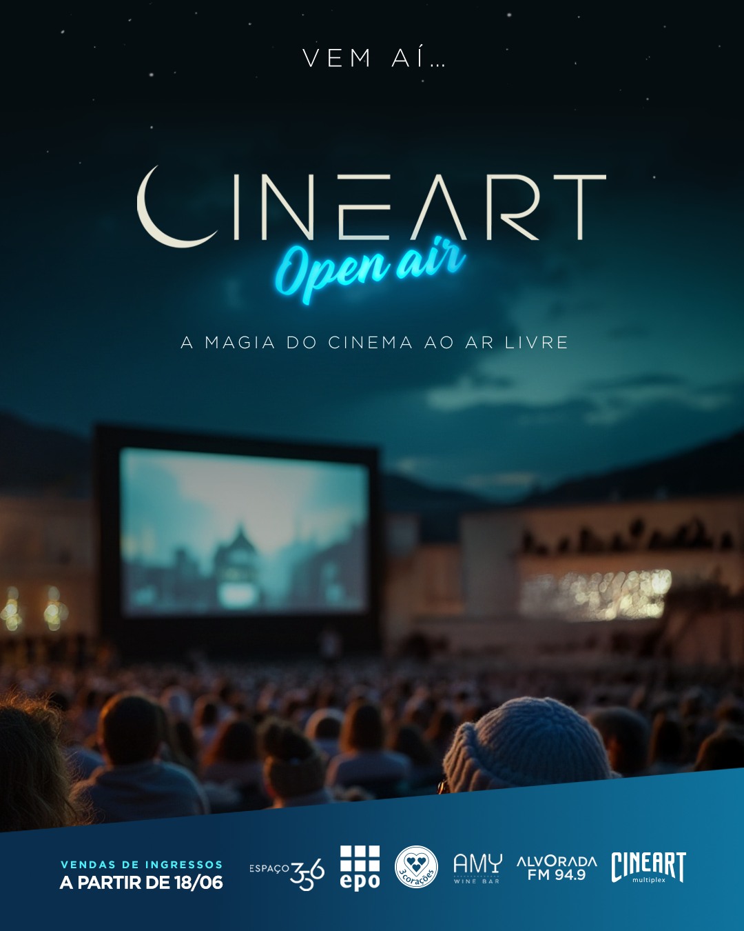 Reprodução: Instagram Cineart Open Air