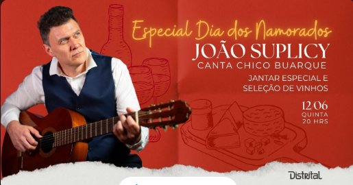 Show: João Suplicy "canta Chico Buarque"