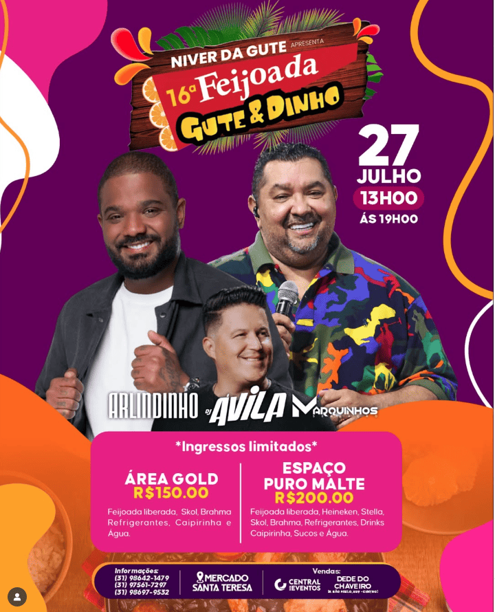16ª Feijoada Gute & Dinho