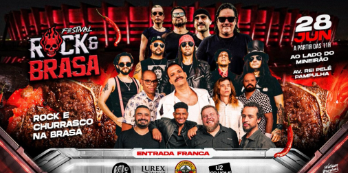REPRODUÇÃO PROPRIA Festival: Rock & Brasa Pampulha