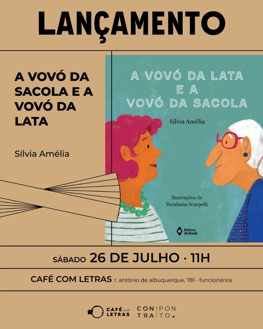 Reprodução: Instagram Livro: “A vovó da lata e a vovó da sacola”