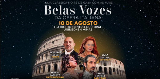 Espetáculo: As Belas Vozes da Opera Italiana 