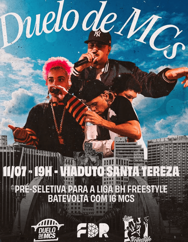 Reprodução Instagram Duelo de MCs - Pré-seletiva da Liga BH Freestyle