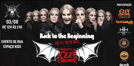 reprodução propria Show: Tributo a Ozzy Osbourne