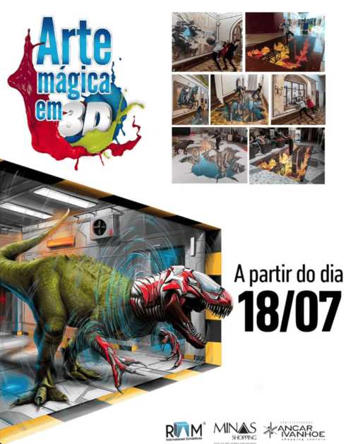 Reprodução/Instagram Arte Mágica em 3D