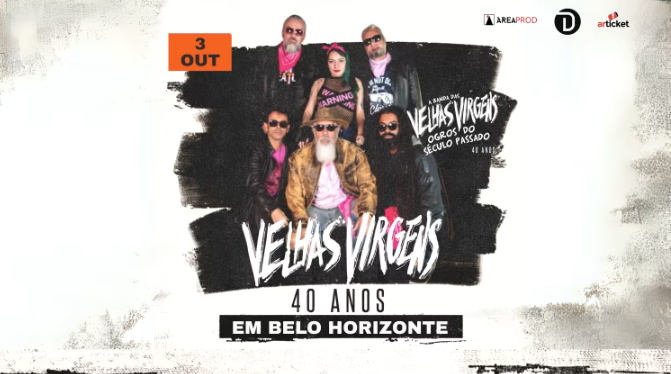 reprodução propria Show: Velhas Virgens - 40 anos