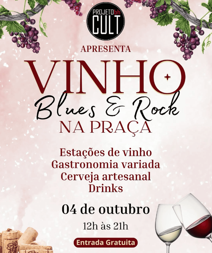 5ª Edição do Vinho, Blues & Rock na Praça 