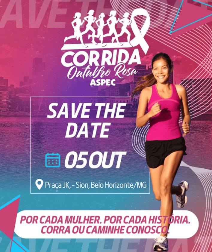 Corrida e Caminhada Outubro Rosa - ASPEC