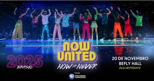 reprodução propria Show: Now United – Tour Now or Never