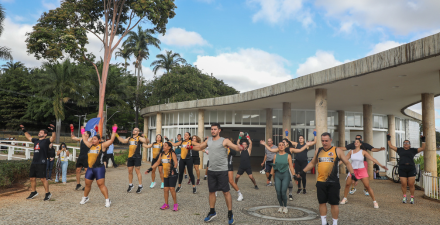 Atividade de Bem-estar do projeto Museus Pampulha