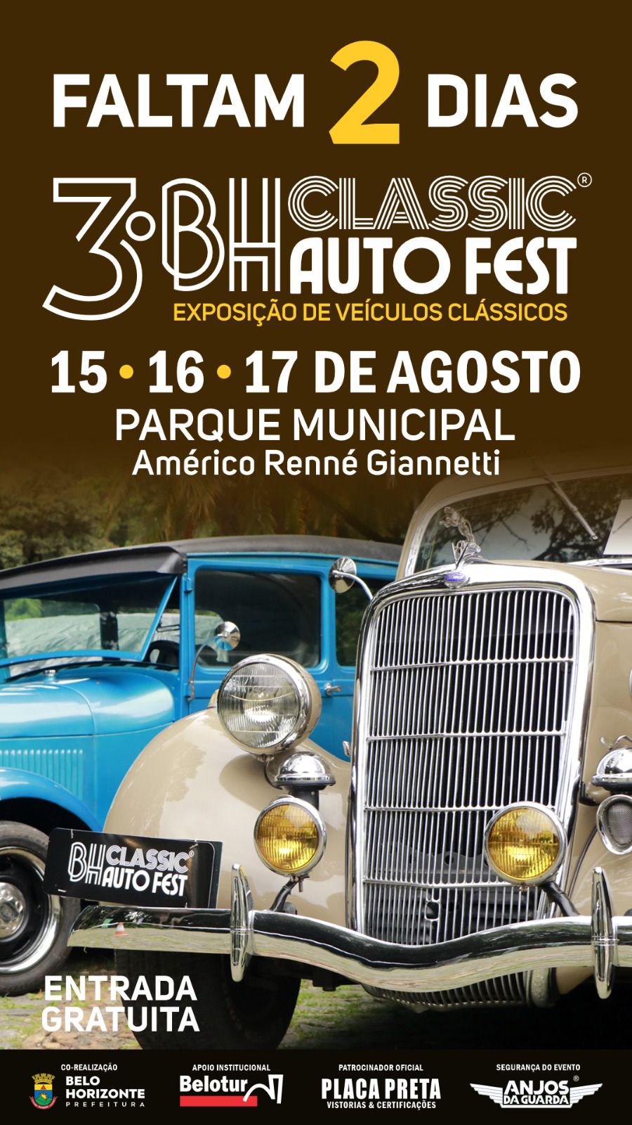 reprodução oficial 3º BH Classic Auto Fest