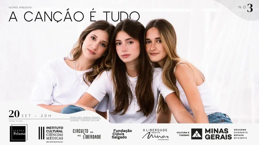 Reprodução/Instagram NoTrês apresenta: A Canção É Tudo