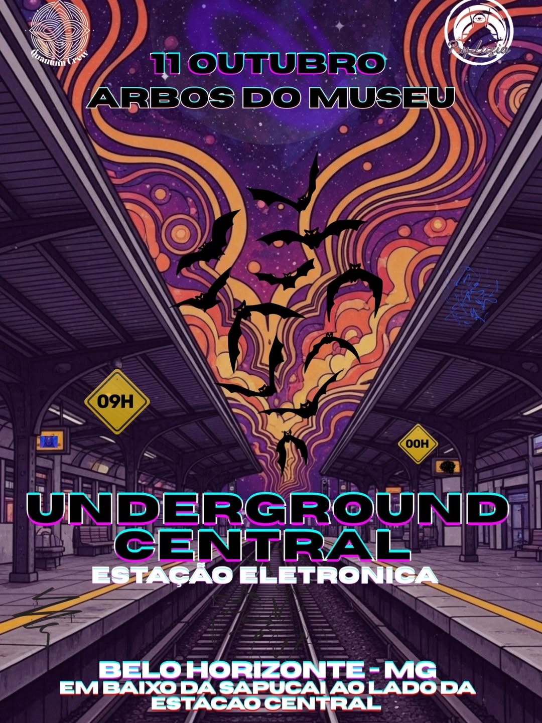 reprodução propria Festa: Underground Central "Estação Eletrônica"